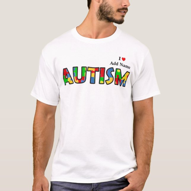 Autism Awareness Mens Shirt Multicolor Customize (Front)