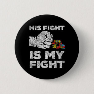 Autism Awareness Mom Dad Parents Autistic Kids Awa 2 Inch Round Button