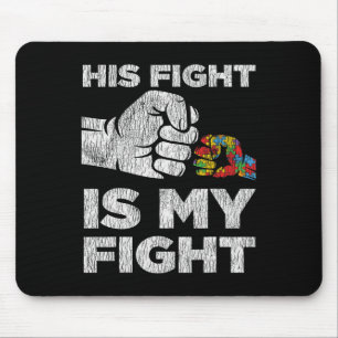 Autism Awareness Mom Dad Parents Autistic Kids Awa Mouse Pad