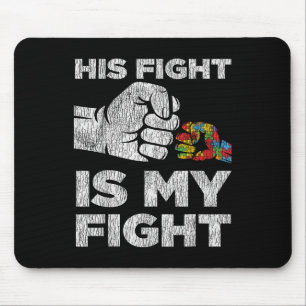 Autism Awareness Mom Dad Parents Autistic Kids Awa Mouse Pad