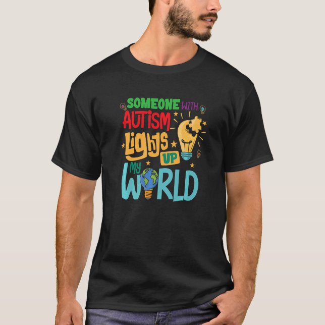 Autism Awareness Mom Premium T-Shirt (Front)