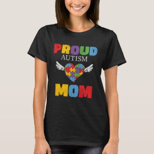 Autism Awareness Mom Proud Autistic Son Daughter M T-Shirt