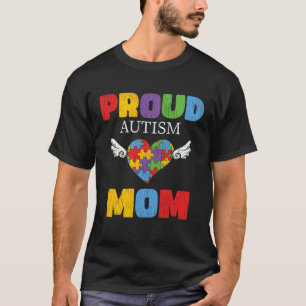 Autism Awareness Mom Proud Autistic Son Daughter M T-Shirt