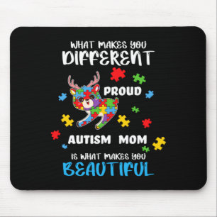 Autism Awareness Mom Proud Mother Autistic Boys Gi Mouse Pad