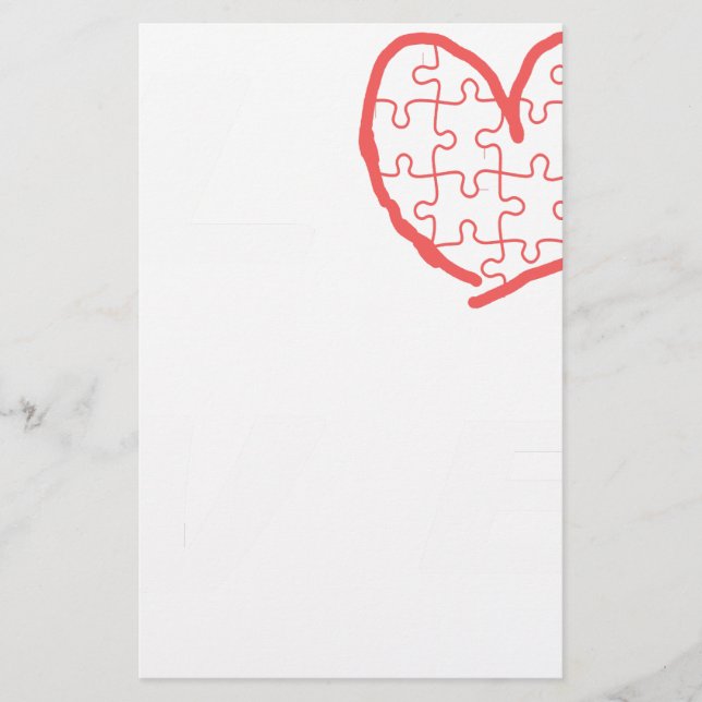 Autism Awareness Month 2017 Stationery (Front)