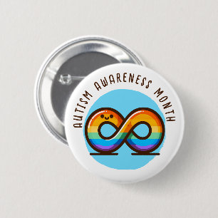 Autism Awareness Month 2 Inch Round Button