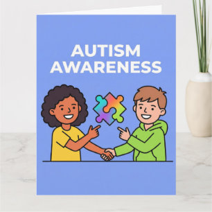 ^Autism Awareness Month -Add your special message  Card