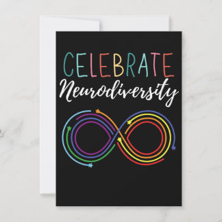 Autism Awareness Month Celebrate Neurodiversity Holiday Card