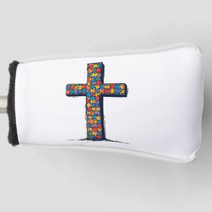 Autism Awareness Month Christ Religion Jesus Golf Head Cover
