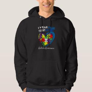 Autism Awareness Month I Wear Blue For My Ex Wife  Hoodie