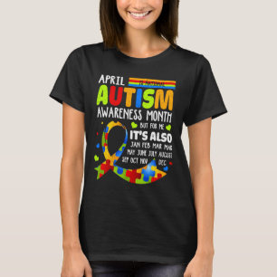 Autism Awareness Month Men Womens Autism Awareness T-Shirt