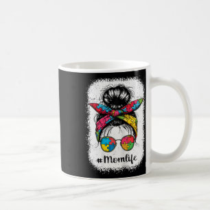 Autism Awareness Mother Day Autism Mom Life Puzzle Coffee Mug