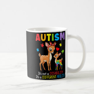 Autism Awareness Mother Deer Different Ability Puz Coffee Mug