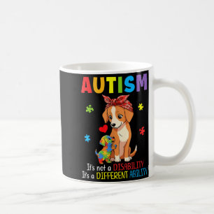 Autism Awareness Mother Dog Different Ability Puzz Coffee Mug