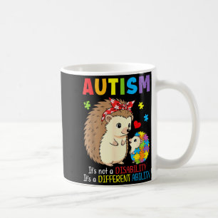 Autism Awareness Mother Hedgehog Different Ability Coffee Mug