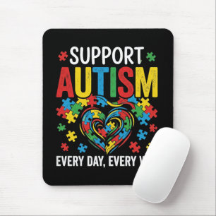 Autism awareness mouse pad