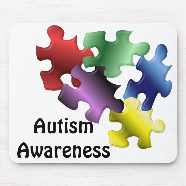 Autism Awareness Mouse Pad (Front)