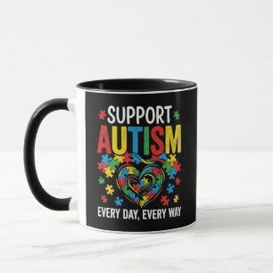 Autism awareness mug