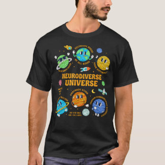 Autism Awareness Neurodiverse Universe Sped T-Shirt