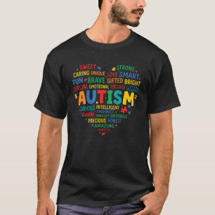 Autism Awareness Neurodiversity Autistic Brave Acc T-Shirt