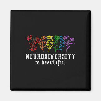 Autism Awareness Neurodiversity Is Beautiful ADHD Magnet