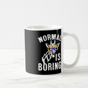 Autism Awareness Normal Is Boring Infinity Symbol Coffee Mug