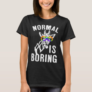 Autism Awareness  Normal Is Boring Infinity Symbol T-Shirt