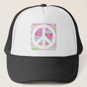 Autism Awareness Peach Products Trucker Hat