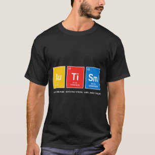 Autism awareness periodic table asd women men kids T-Shirt