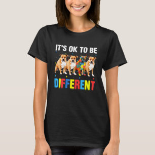 Autism Awareness Pitbull For Dog Dad Dog Mom T-Shirt