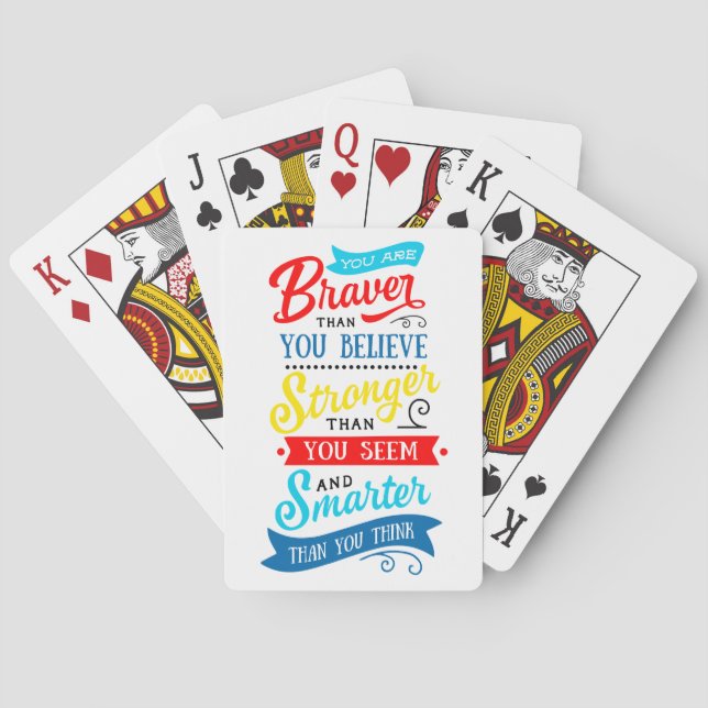 Autism Awareness Playing Cards (Back)