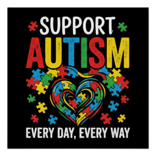 Autism awareness poster