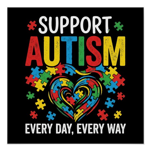 Autism awareness poster (Front)