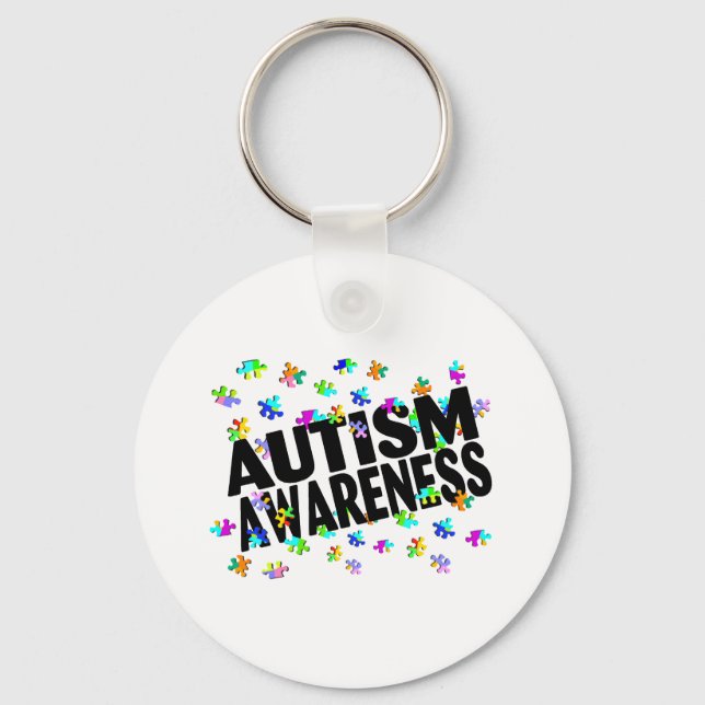 Autism Awareness (PP) Keychain (Front)