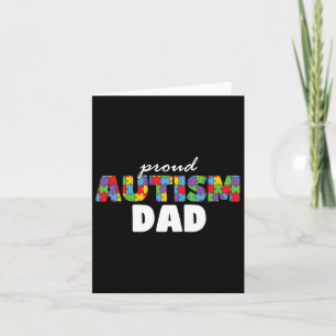Autism Awareness Proud Dad Father Acceptance Men D Card