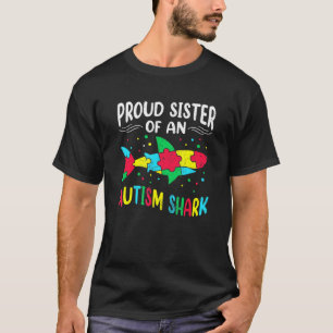 Autism Awareness Proud Sister Support Brother Shar T-Shirt