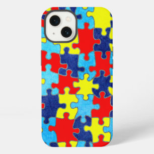 Autism Awareness-Puzzle by Shirley Taylor  iPhone 13 Case