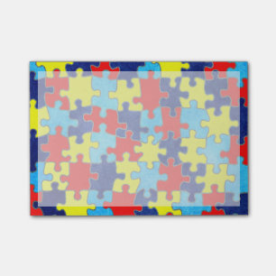 Autism Awareness-Puzzle by Shirley Taylor Post-it Notes