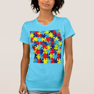 Autism Awareness-Puzzle by Shirley Taylor T-Shirt