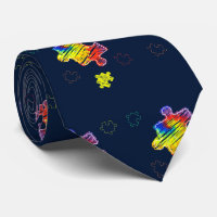 Autism Awareness Puzzle Doodles Modern
