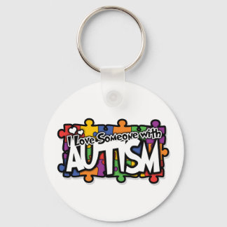 Autism Awareness Puzzle Keychain