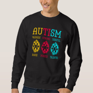 Autism Awareness Puzzle Periodic Table Elements Sc Sweatshirt