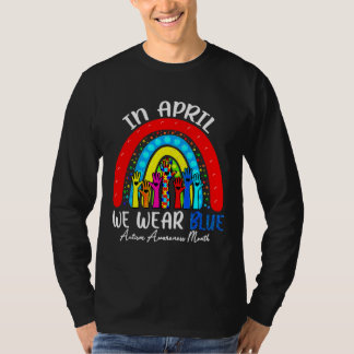 Autism Awareness Puzzle Piece Fidget Rainbow Group T-Shirt