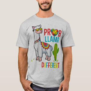 Autism Awareness Puzzle Pieces design features a l T-Shirt