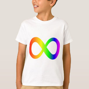 Autism Awareness Rainbow Infinity Symbol T-Shirt