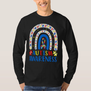 Autism Awareness Rainbow Puzzle Autism Awareness M T-Shirt