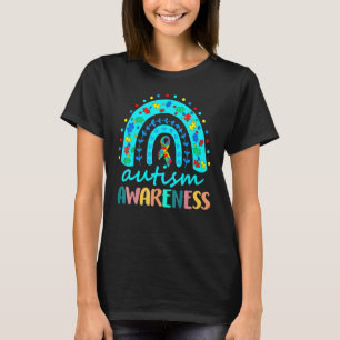 Autism Awareness Rainbow Puzzle Autism Awareness T-Shirt