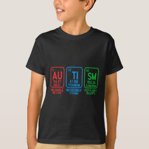 Autism Awareness Retro Men Women Kids Autism Perio T-Shirt