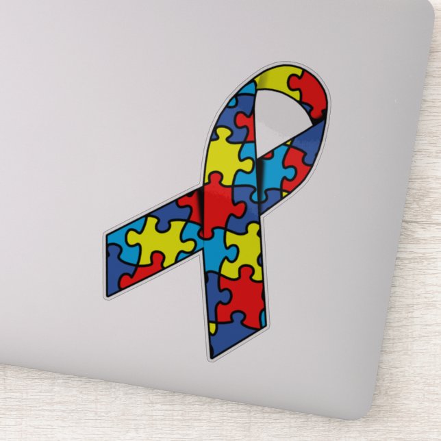 Autism Awareness Ribbon (Detail)