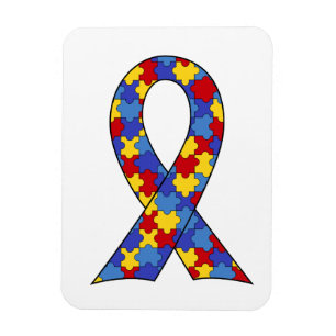 Autism Awareness  Ribbon Magnet